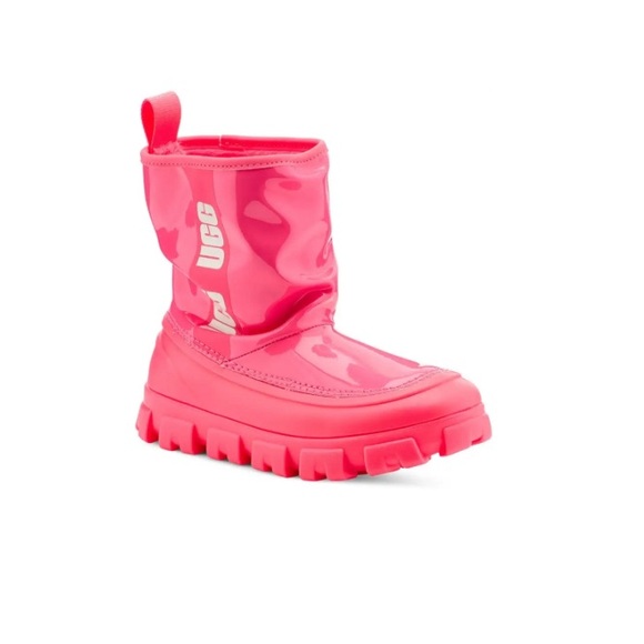 UGG® Kids Classic Brellah Mini Shearling Style hot pink size 3 NWT - Picture 8 of 9